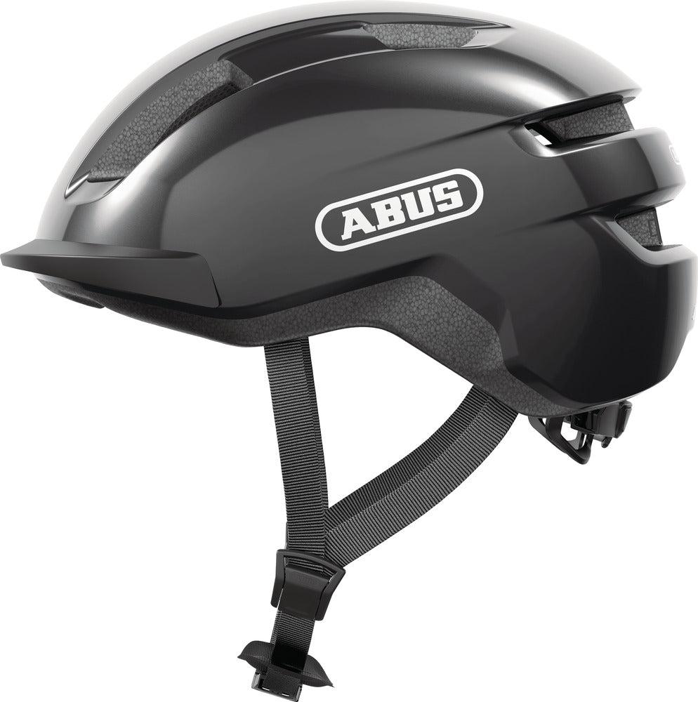 Abus PURL-Y cykelhjelm i titanfarve set fra siden